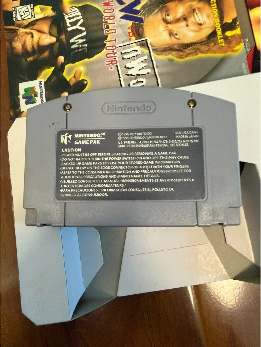 Complete  WCW vs. NWO World Tour (Nintendo 64, 1997) CIB
